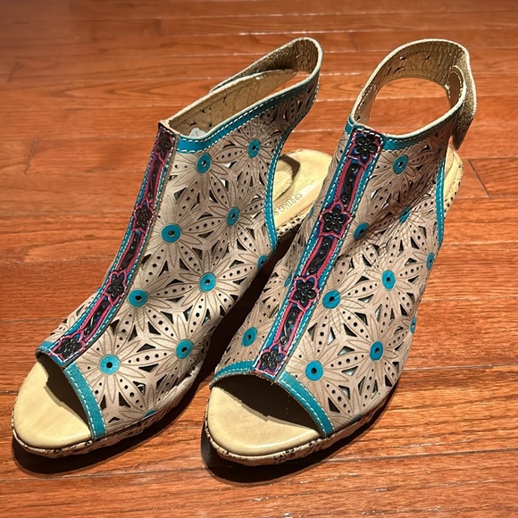 Spring Step L’Artiste Leather Sandals - Picture 3 of 13